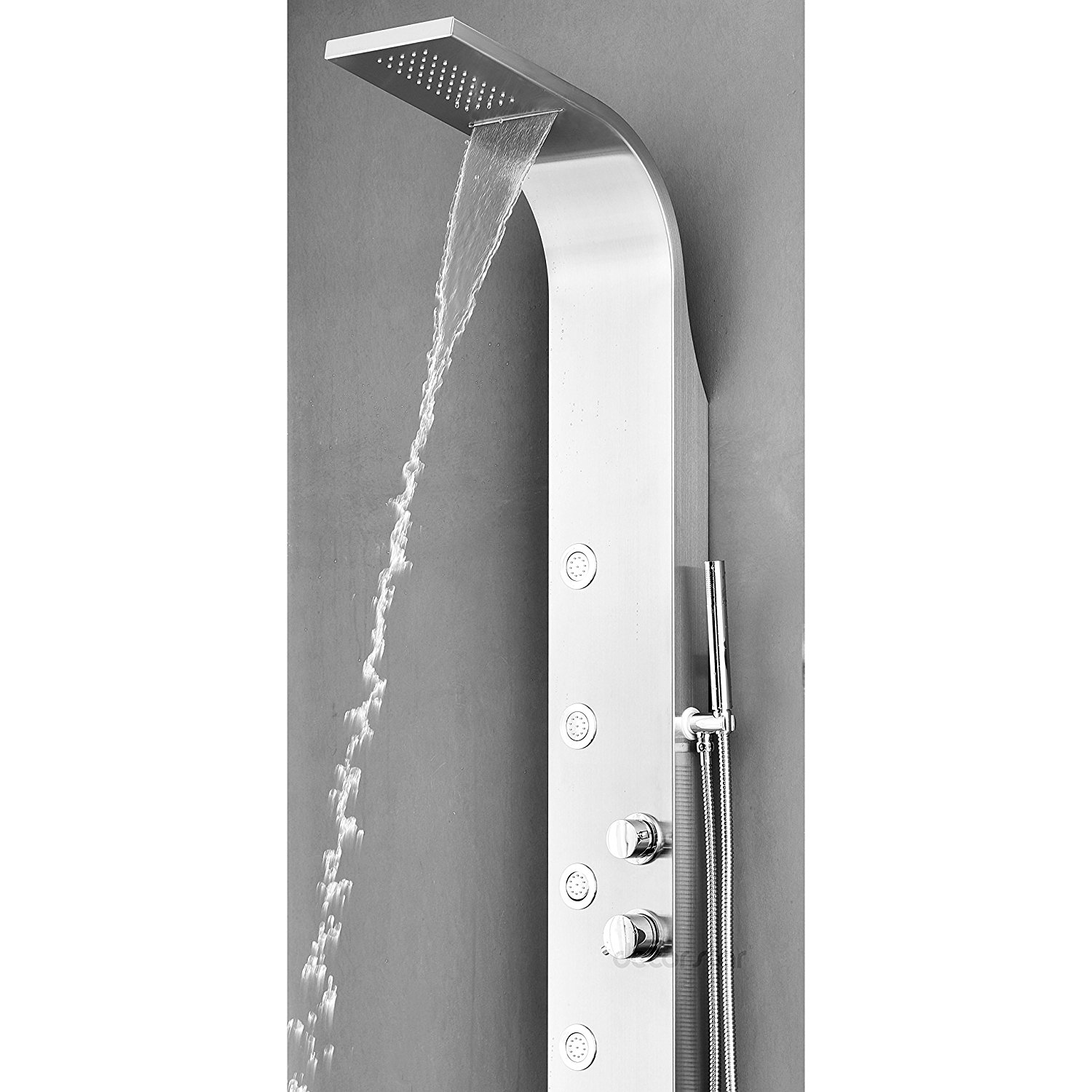 Talara 61" Stainless Steel Shower Panel System